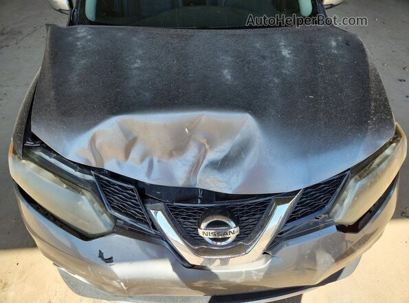 KNMAT2MT9GP735329 2016 NISSAN ROGUE Серый Вид задней части салона