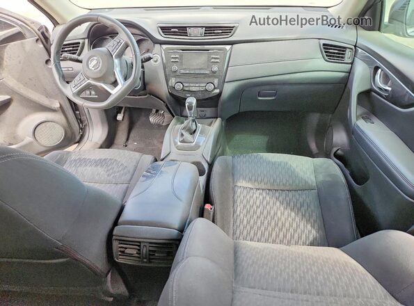 KNMAT2MT9HP572893 2017 NISSAN ROGUE Gray Առջևի վահանակի տեսք