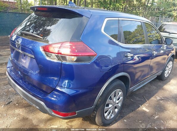 KNMAT2MT9JP531153 2018 NISSAN ROGUE Синий Задняя правая четверть