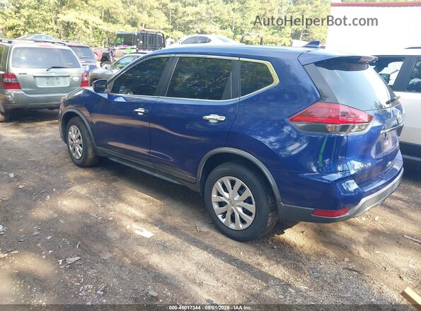 KNMAT2MT9JP531153 2018 NISSAN ROGUE Синий Задняя левая четверть