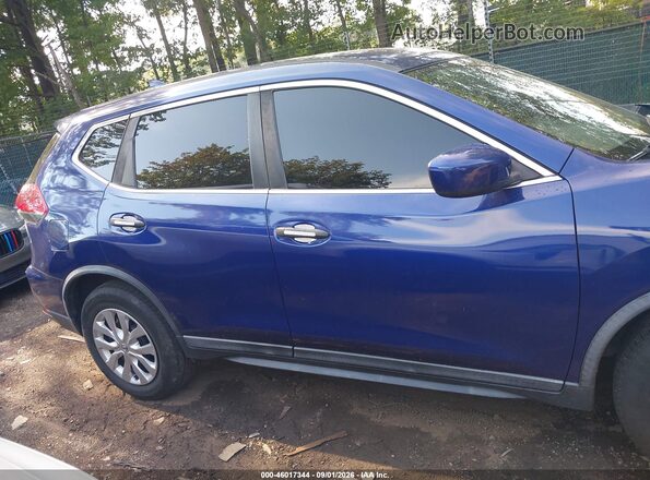KNMAT2MT9JP531153 2018 NISSAN ROGUE Синий Вид задней части салона