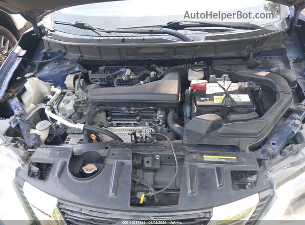 KNMAT2MT9JP531153 2018 NISSAN ROGUE Синий Вид сзади