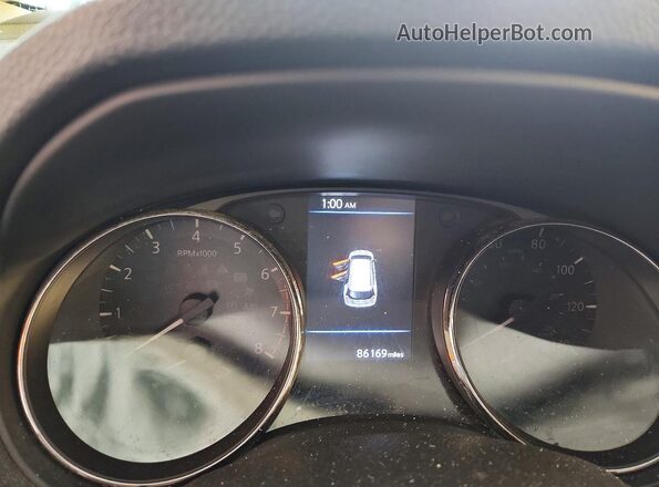 KNMAT2MT9KP507548 2019 NISSAN ROGUE Silver Widok zestawu wskaźników