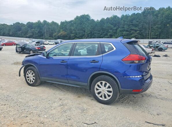 KNMAT2MTXHP594739 2017 NISSAN ROGUE Синий Задняя левая четверть