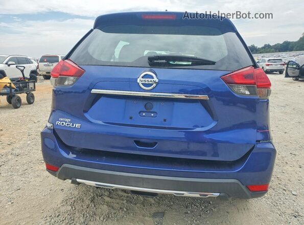 KNMAT2MTXHP594739 2017 NISSAN ROGUE Синий Вид сзади