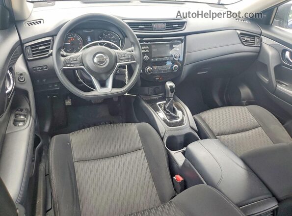 KNMAT2MTXHP594739 2017 NISSAN ROGUE Синий Вид панели приборов