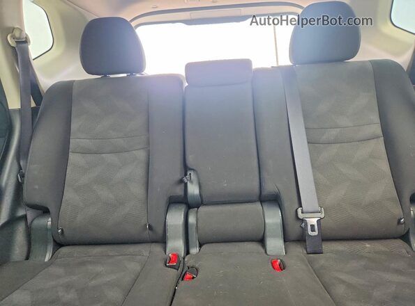 KNMAT2MV0GP706884 2016 NISSAN ROGUE Silver Հետևի նստատեղերի տեսք