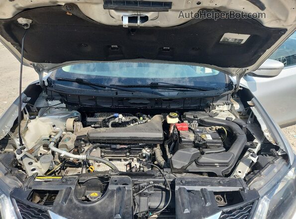 KNMAT2MV0GP706884 2016 NISSAN ROGUE Silver Շարժիչի բաժամունքի տեսք