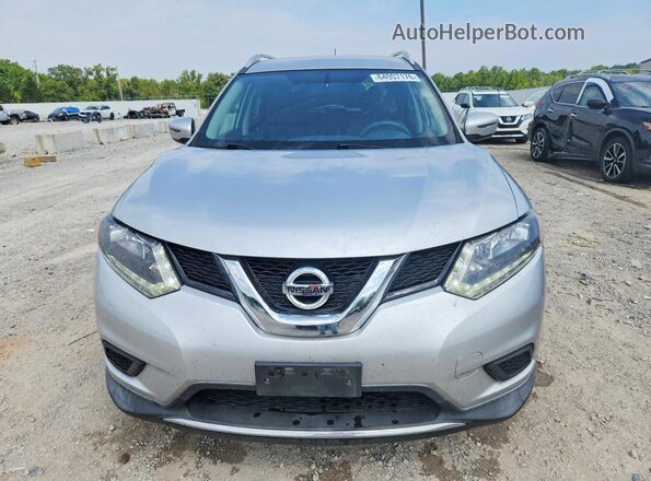 KNMAT2MV0GP706884 2016 NISSAN ROGUE Silver Դիմացի տեսք
