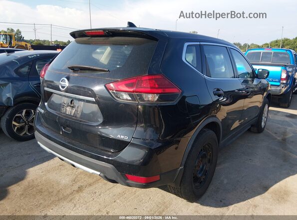 KNMAT2MV0HP569138 2017 NISSAN ROGUE Black უკანა მარჯვენა