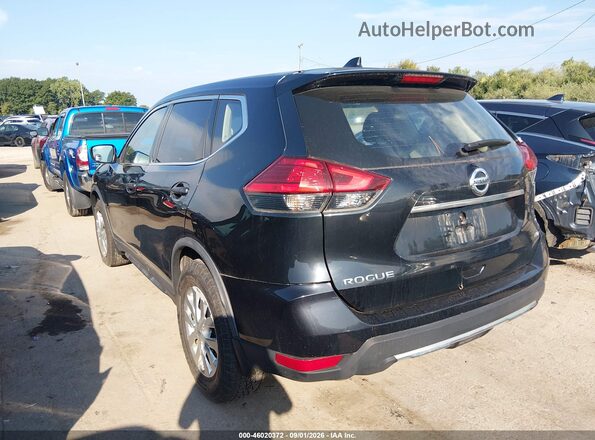 KNMAT2MV0HP569138 2017 NISSAN ROGUE Black უკანა მარცხენა