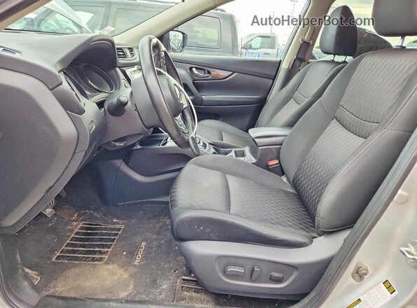 KNMAT2MV0KP519248 2019 NISSAN ROGUE Silver წინა სალონის ხედი