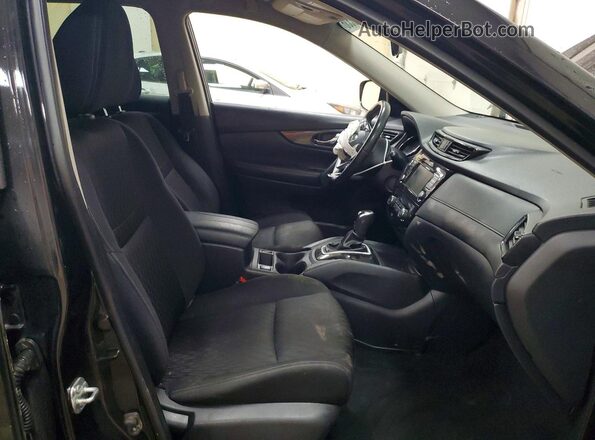KNMAT2MV0LP534768 2020 NISSAN ROGUE Black წინა სალონის ხედი