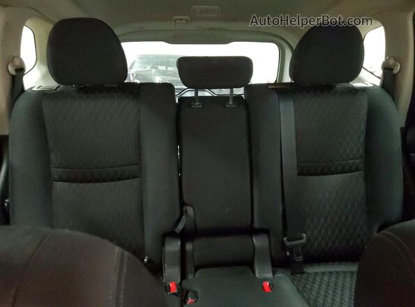 KNMAT2MV0LP534768 2020 NISSAN ROGUE Black უკანა სავარძლების ხედი