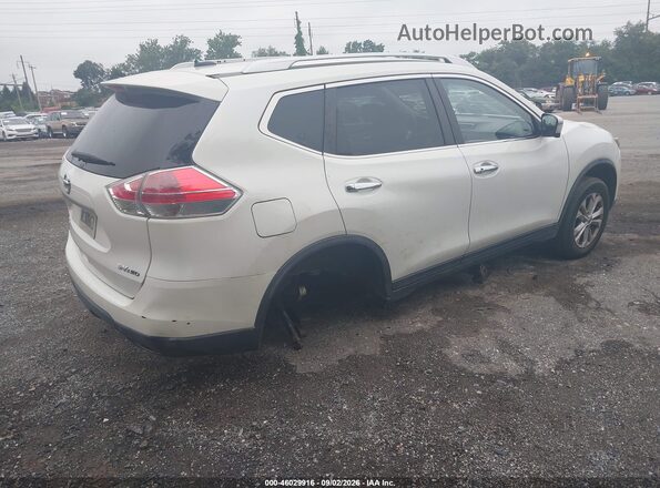 KNMAT2MV1GP630740 2016 NISSAN ROGUE White უკანა მარჯვენა