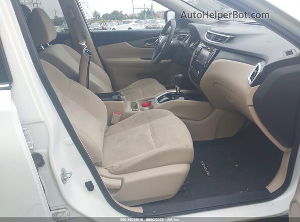 KNMAT2MV1GP630740 2016 NISSAN ROGUE White წინა სალონის ხედი