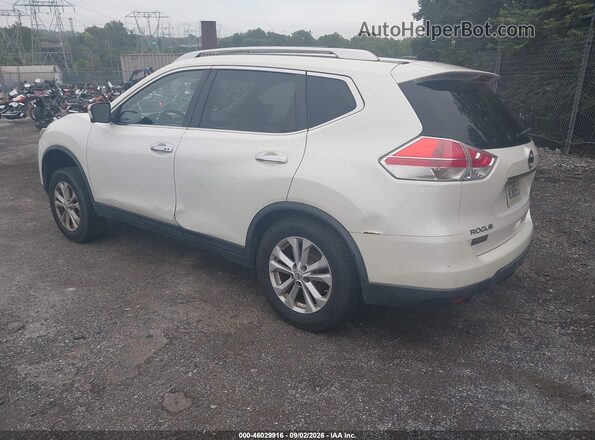 KNMAT2MV1GP630740 2016 NISSAN ROGUE White უკანა მარცხენა