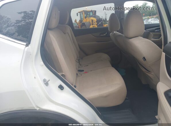 KNMAT2MV1GP630740 2016 NISSAN ROGUE White VIN კოდის სტიკერის ხედი