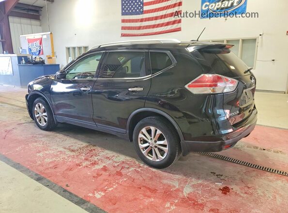 KNMAT2MV1GP710829 2016 NISSAN ROGUE Black Rear left