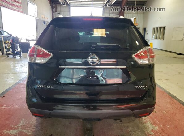 KNMAT2MV1GP710829 2016 NISSAN ROGUE Black Rear view