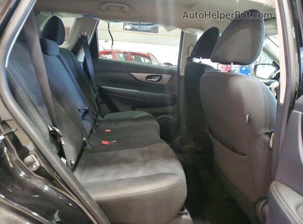 KNMAT2MV1GP710829 2016 NISSAN ROGUE Black Rear seats view