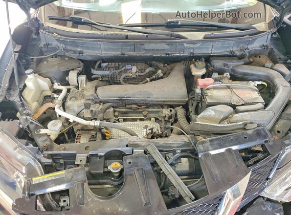 KNMAT2MV1GP710829 2016 NISSAN ROGUE Black Rear interior view