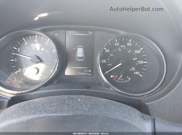 KNMAT2MV1HP576891 2017 NISSAN ROGUE White უკანა სავარძლების ხედი