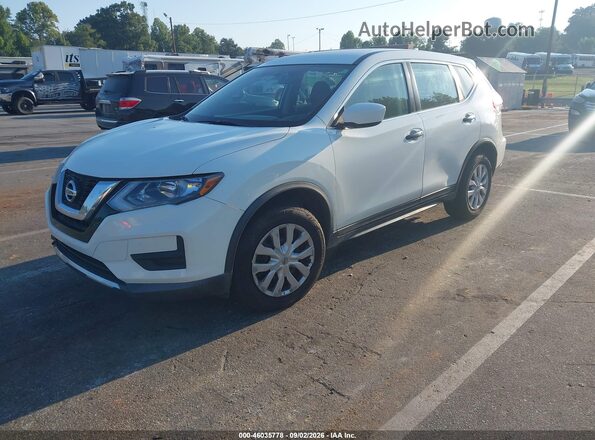 KNMAT2MV1HP576891 2017 NISSAN ROGUE White წინა მარცხენა ხედი სამი მეოთხედიდან