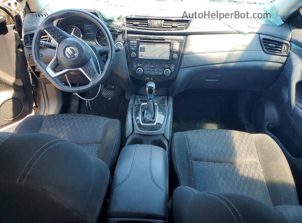 KNMAT2MV1HP617620 2017 NISSAN ROGUE Gray Вид панелі приладів