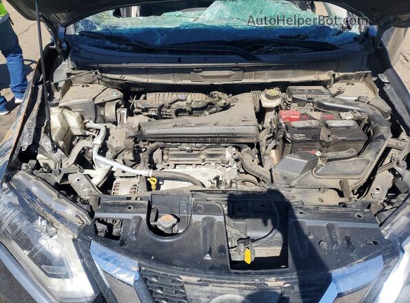 KNMAT2MV1HP617620 2017 NISSAN ROGUE Gray Вид підкапотного простору