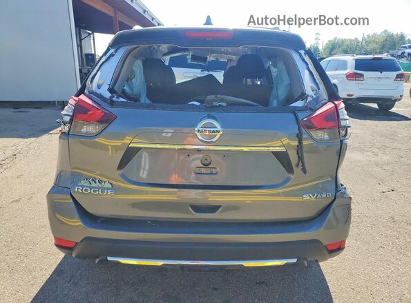 KNMAT2MV1HP617620 2017 NISSAN ROGUE Gray Вид ззаду