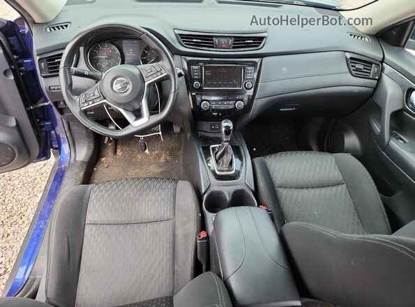 KNMAT2MV1JP613315 2018 NISSAN ROGUE Blue Vista del salpicadero