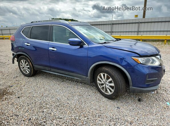 KNMAT2MV1JP613315 2018 NISSAN ROGUE Blue Delantero derecho