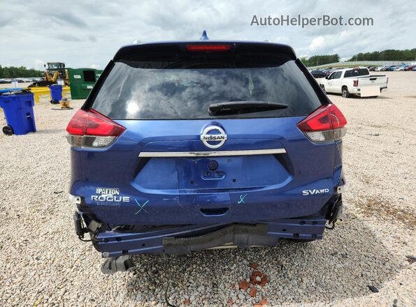 KNMAT2MV1JP613315 2018 NISSAN ROGUE Blue Vista trasera