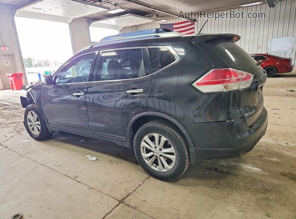 KNMAT2MV3GP603519 2016 NISSAN ROGUE Черный Задняя левая четверть