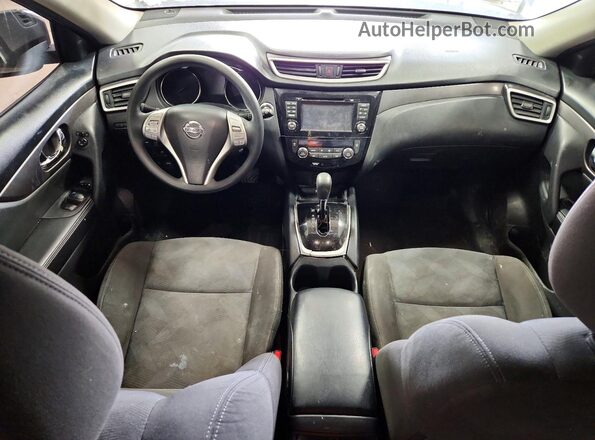 KNMAT2MV3GP603519 2016 NISSAN ROGUE Черный Вид панели приборов
