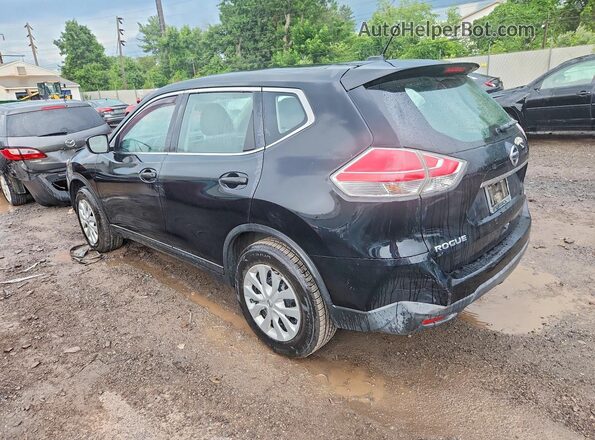 KNMAT2MV3GP619206 2016 NISSAN ROGUE Black Հետևի ձախ