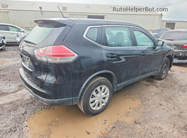 KNMAT2MV3GP619206 2016 NISSAN ROGUE Black Հետևի աջ