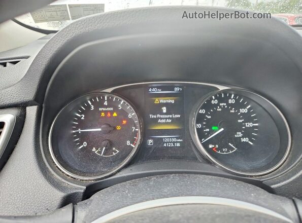 KNMAT2MV3GP619206 2016 NISSAN ROGUE Black Սարքավորումների վահանակի տեսք