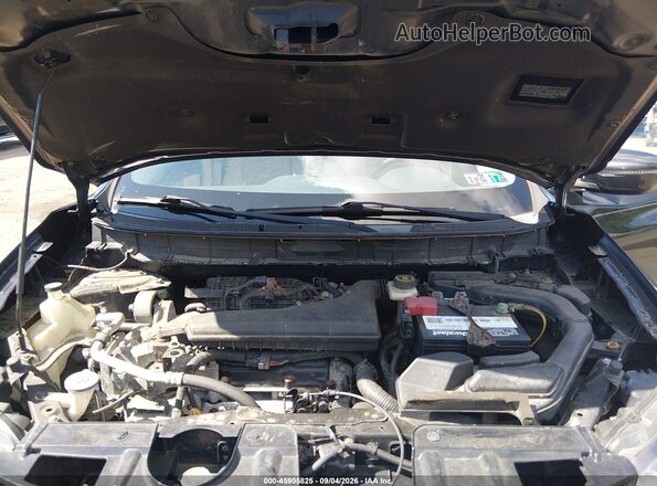 KNMAT2MV3GP668650 2016 NISSAN ROGUE Black Rear view