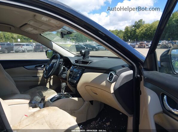 KNMAT2MV3GP668650 2016 NISSAN ROGUE Black Front interior view