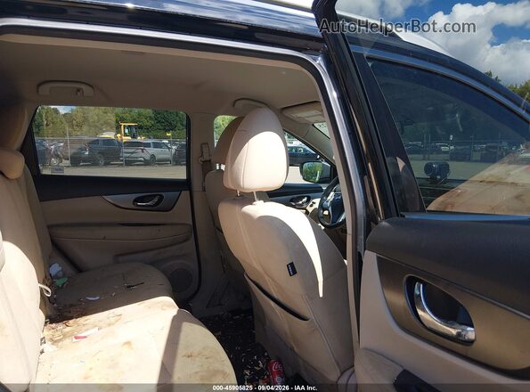 KNMAT2MV3GP668650 2016 NISSAN ROGUE Black VIN sticker view