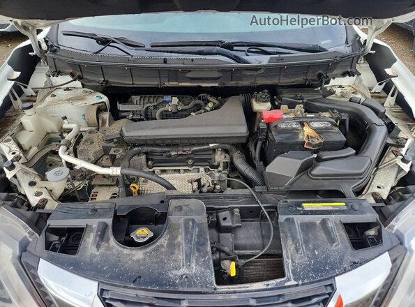 KNMAT2MV3HP551751 2017 NISSAN ROGUE White Widok wnętrza z tyłu