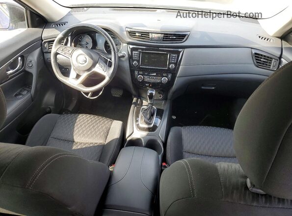 KNMAT2MV3JP590491 2018 NISSAN ROGUE Blue Առջևի վահանակի տեսք