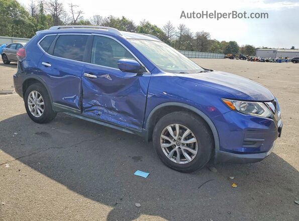 KNMAT2MV3JP590491 2018 NISSAN ROGUE Blue Առջևի աջ