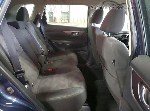 KNMAT2MV4GP700134 2016 NISSAN ROGUE Синий Вид задних сидений
