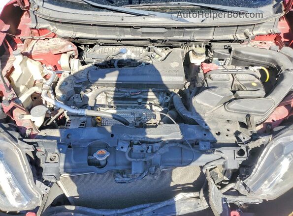 KNMAT2MV4GP710887 2016 NISSAN ROGUE Burgundy Rear interior view