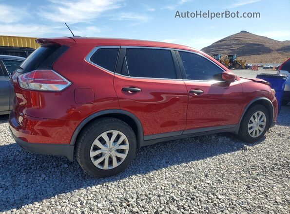 KNMAT2MV4GP710887 2016 NISSAN ROGUE Burgundy Rear right