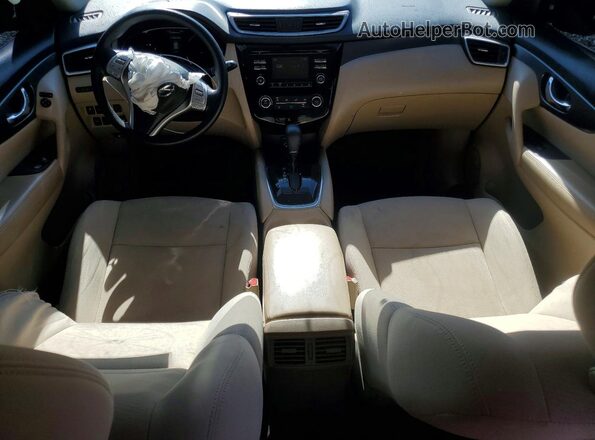 KNMAT2MV4GP710887 2016 NISSAN ROGUE Burgundy Dashboard view