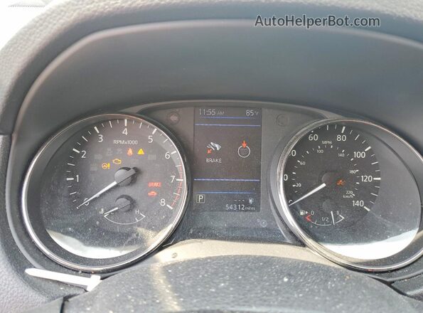 KNMAT2MV4JP509885 2018 NISSAN ROGUE White Instrument cluster view
